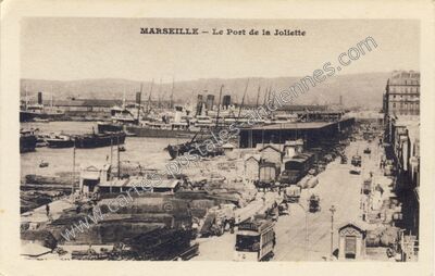 Carte postale ancienne Le Port de la Joliette — Marseille (Bouches-du-Rhône)