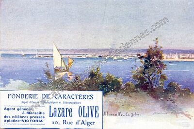 Carte postale ancienne Marseille-La Jetée — Marseille (Bouches-du-Rhône)