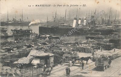 Carte postale ancienne Le Port de la Joliette — Marseille (Bouches-du-Rhône)