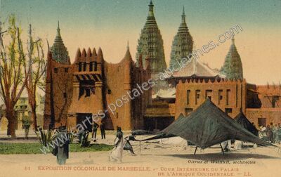 Carte postale ancienne Marseille 1922 — Marseille (Bouches-du-Rhône)