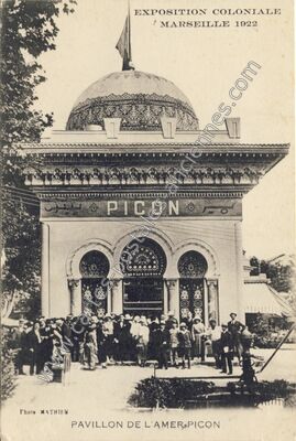 Carte postale ancienne Exposition Coloniale — Marseille (Bouches-du-Rhône)