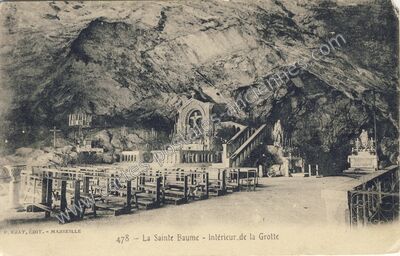 Carte postale ancienne La Sainte Baume — Roquefort-la-Bédoule (Bouches-du-Rhône)