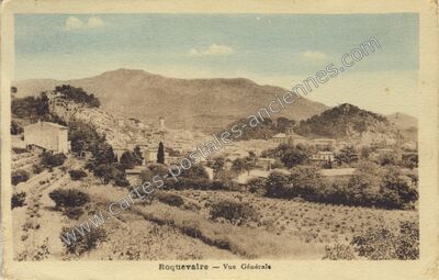 Carte postale ancienne Vue Générale — Roquevaire (Bouches-du-Rhône)