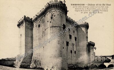 Carte postale ancienne Château dit du Roi René — Tarascon (Bouches-du-Rhône)