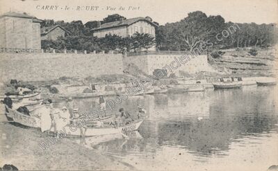 Carte postale ancienne Vue du Port — Carry-le-Rouet (Bouches-du-Rhône)