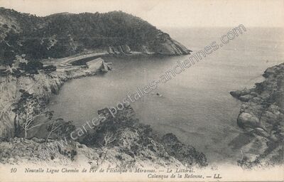 Carte postale ancienne Calanque de la Redonne — Ensuès-la-Redonne (Bouches-du-Rhône)