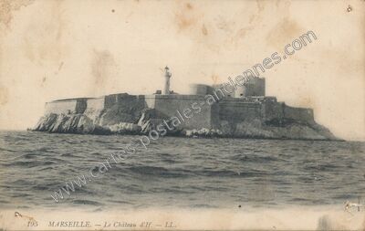 Carte postale ancienne Chateau d'If — Marseille (Bouches-du-Rhône)