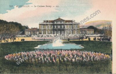 Carte postale ancienne Le Château Borély — Marseille (Bouches-du-Rhône)