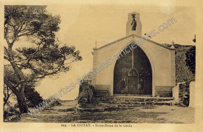 Carte postale ancienne Notre-Dame de la Garde — La Ciotat (Bouches-du-Rhône)