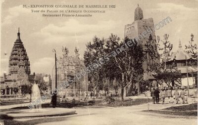Carte postale ancienne Marseille 1922 — Marseille (Bouches-du-Rhône)