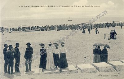 Carte postale ancienne Stes Maries de la Mer — Saintes Maries de la (Bouches-du-Rhône)