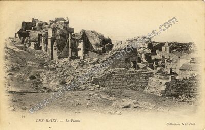 Carte postale ancienne Les Baux — Les Baux-de-Provence (Bouches-du-Rhône)