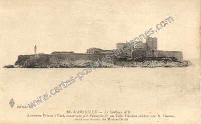 Carte postale ancienne Chateau d'If — Marseille (Bouches-du-Rhône)