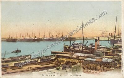 Carte postale ancienne La Joliette — Marseille (Bouches-du-Rhône)
