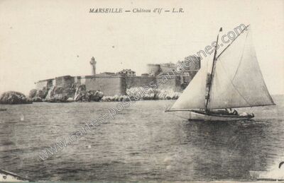 Carte postale ancienne Château d'If — Marseille (Bouches-du-Rhône)