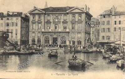 Carte postale ancienne La Mairie — Marseille (Bouches-du-Rhône)
