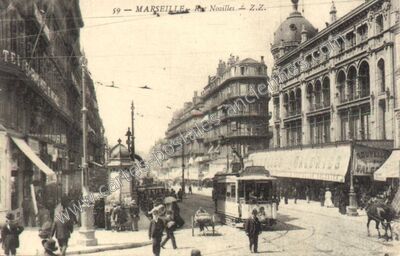 Carte postale ancienne R.e Noailles — Marseille (Bouches-du-Rhône)