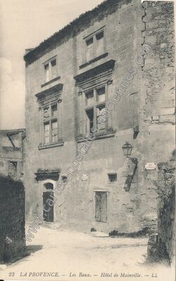 Carte postale ancienne Les Baux — Les Baux-de-Provence (Bouches-du-Rhône)