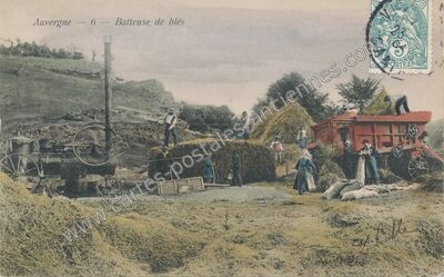 Carte postale ancienne Auvergne — Non Localisée (Cantal)