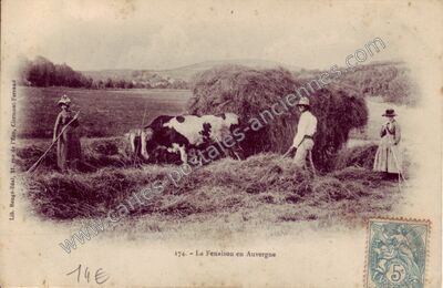Carte postale ancienne Auvergne — Non Localisée (Cantal)