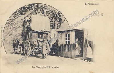 Carte postale ancienne Allanche — Allanche (Cantal)