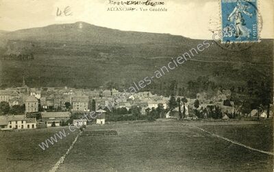 Carte postale ancienne Vue Générale — Allanche (Cantal)