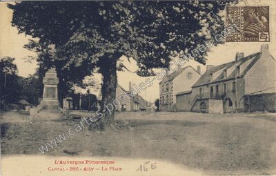 Carte postale ancienne L'Auvergne Pittoresque — Ally (Cantal)