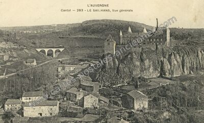 Carte postale ancienne Le Sailhans — Andelat (Cantal)