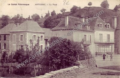 Carte postale ancienne Le Cantal Pittoresque — Antignac (Cantal)