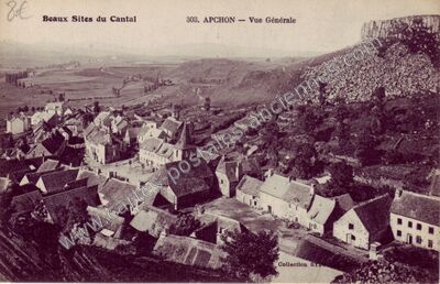 Carte postale ancienne Beaux Sites du Cantal — Apchon (Cantal)