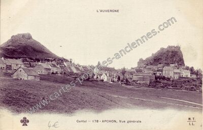 Carte postale ancienne L'Auvergne — Apchon (Cantal)