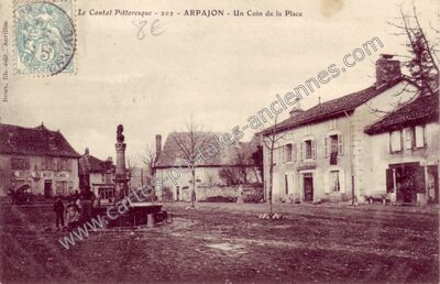 Carte postale ancienne Arpajon — Arpajon-sur-Cère (Cantal)