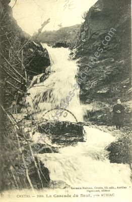 Carte postale ancienne Auriac — Auriac-l'Église (Cantal)
