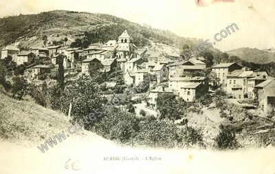 Carte postale ancienne Auriac — Auriac-l'Église (Cantal)