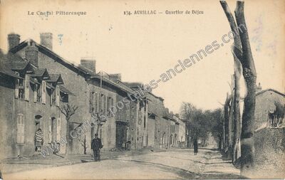 Carte postale ancienne Le Cantal Pittoresque — Quartier de Déjeu — Aurillac (Cantal)