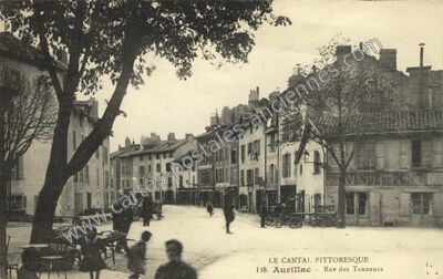 Carte postale ancienne Le Cantal Pittoresque - Rue des Tanneurs — Aurillac (Cantal)