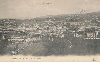 Carte postale ancienne L'Auvergne — Aurillac (Cantal)