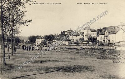 Carte postale ancienne L'Auvergne Pittoresque - Le Gravier — Aurillac (Cantal)