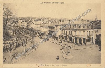Carte postale ancienne Le Cantal Pittoresque — Aurillac (Cantal)