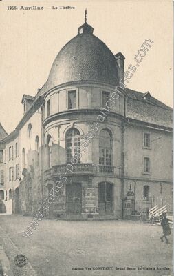 Carte postale ancienne Le Théâtre — Aurillac (Cantal)