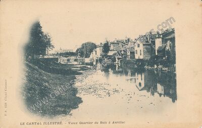 Carte postale ancienne Vieux Quartier du Buis — Aurillac (Cantal)