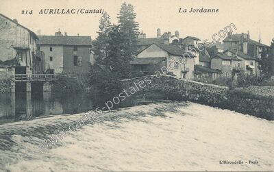 Carte postale ancienne La Jordanne — Aurillac (Cantal)