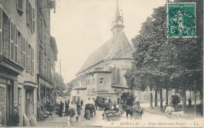 Carte postale ancienne Notre-Dame-aux-Neiges — Aurillac (Cantal)