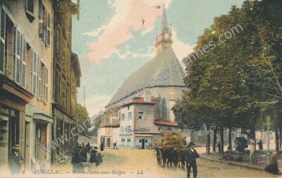 Carte postale ancienne Notre-Dame-aux-Neiges — Aurillac (Cantal)
