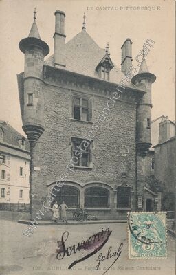 Carte postale ancienne Le Cantal Pittoresque — Aurillac (Cantal)