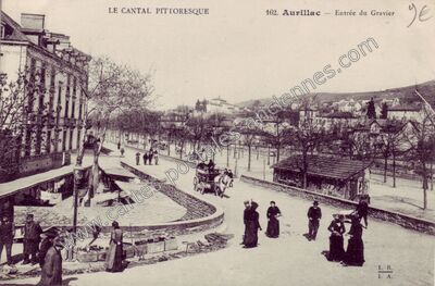 Carte postale ancienne Le Cantal Pittoresque — Aurillac (Cantal)