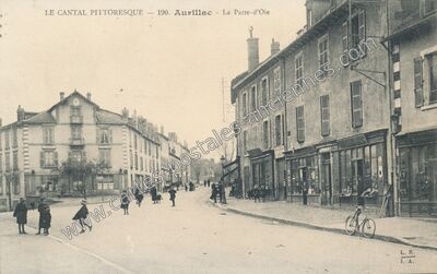 Carte postale ancienne La Patte-d'Oie — Aurillac (Cantal)