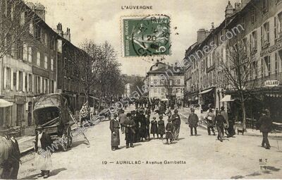 Carte postale ancienne Aurillac — Aurillac (Cantal)