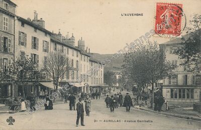 Carte postale ancienne Aurillac — Aurillac (Cantal)