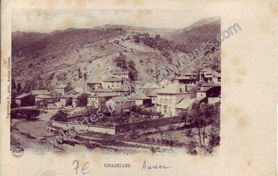 Carte postale ancienne Auriac — Chazelles (Cantal)